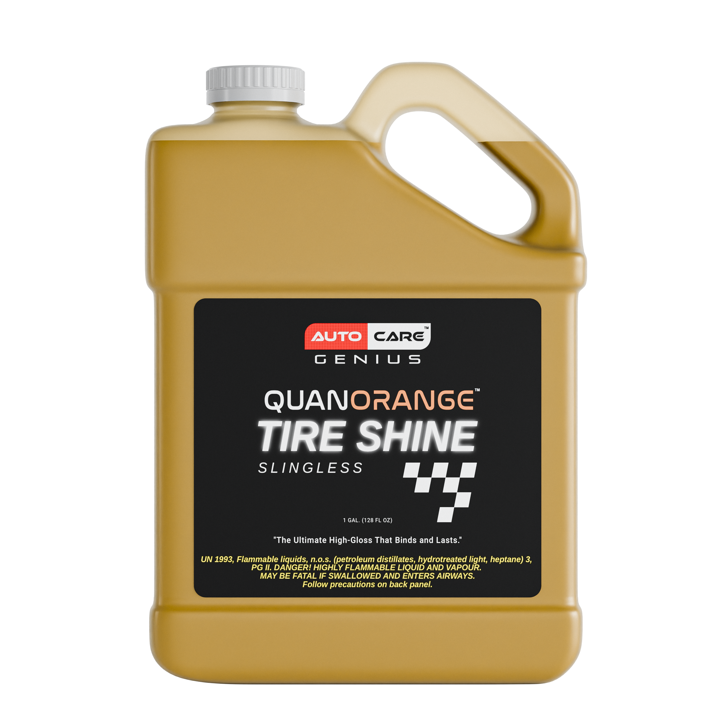 Quan Orange Tire Shine Slingless – AUTO CARE GENIUS