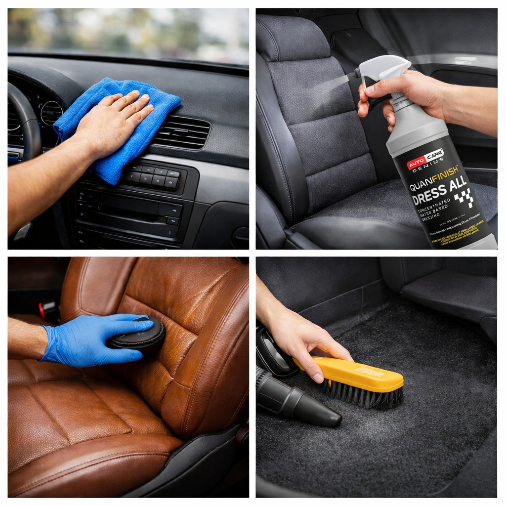 Car Interior Cleaning Guide: The Right Products for Every Surface