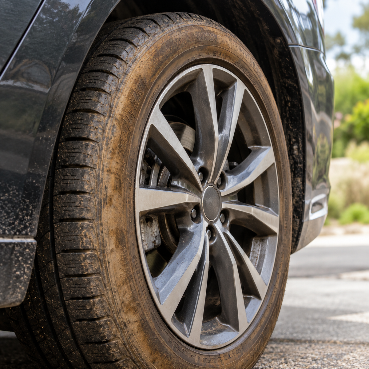 Why Are My Tires Turning Brown? How to Get Them Black Again