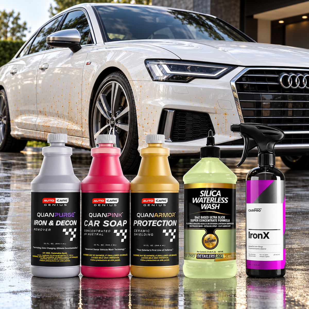 Orange Spots on a White Car? How to Remove Rail Dust