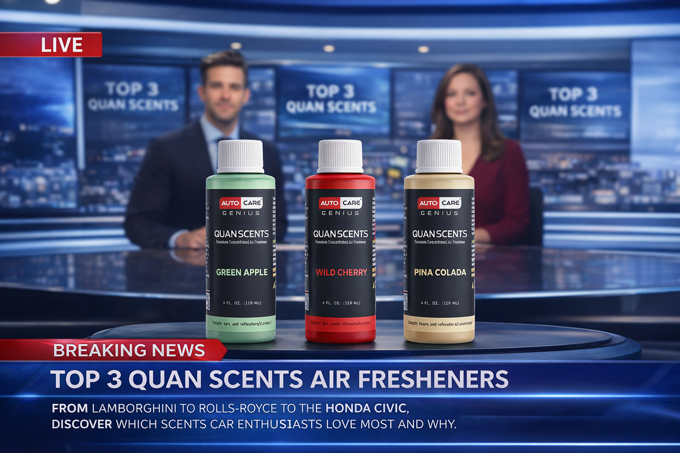 Top 3 Quan Scents Air Fresheners Picked by 113 Car Enthusiasts