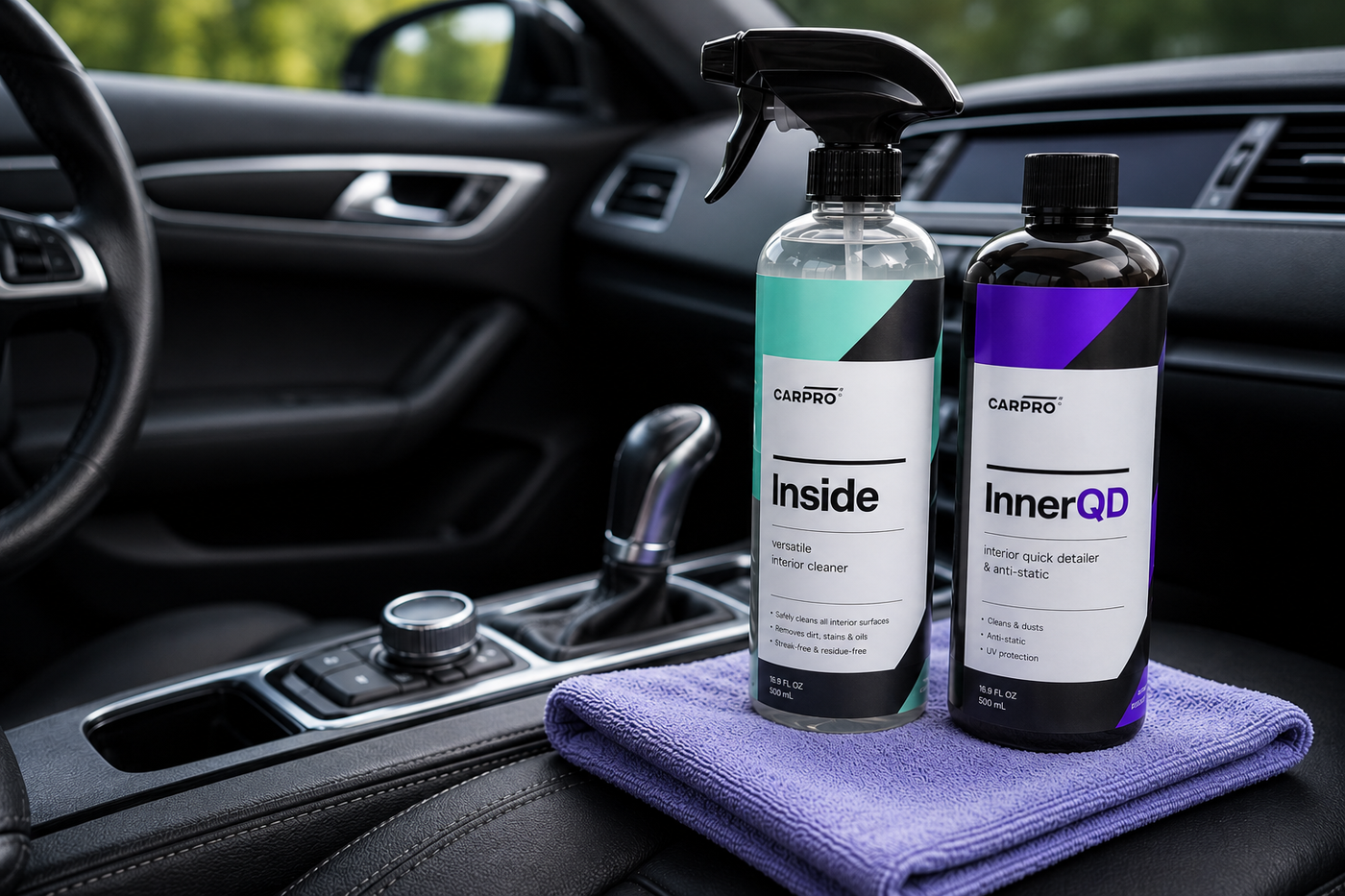 CarPro Inside vs InnerQD: The Complete Interior Cleaning & Detailing Guide