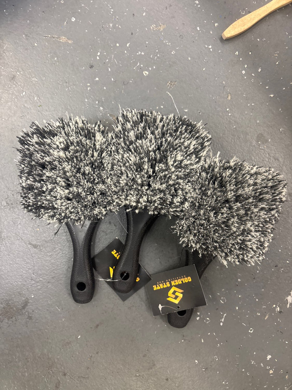 Salt Peper Bristle Short Handle Wheel Brush