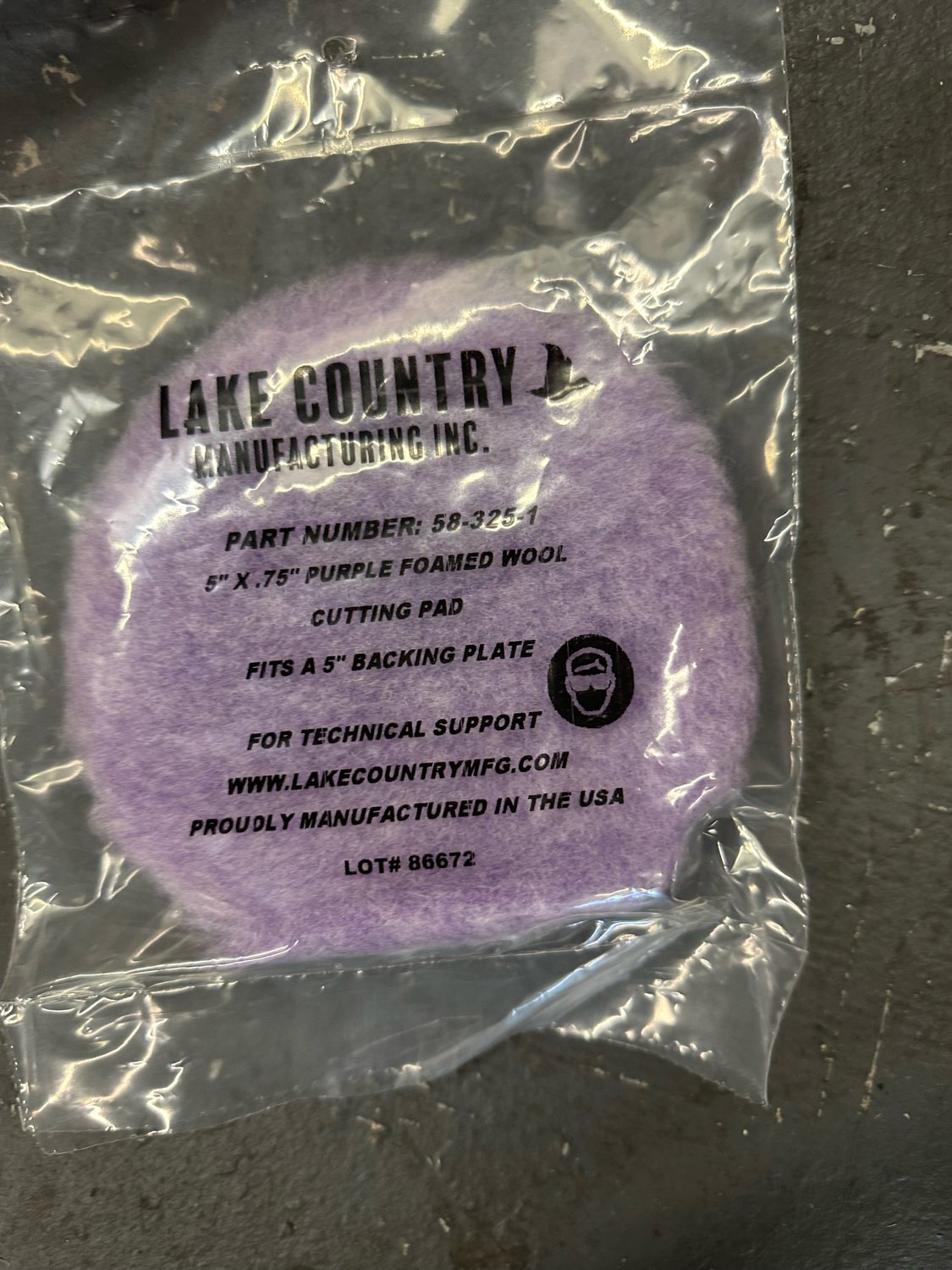 Lake Country 58-325-1 Purple Wool