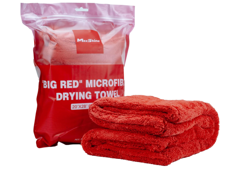 Big Red Microfiber Drying Towel
