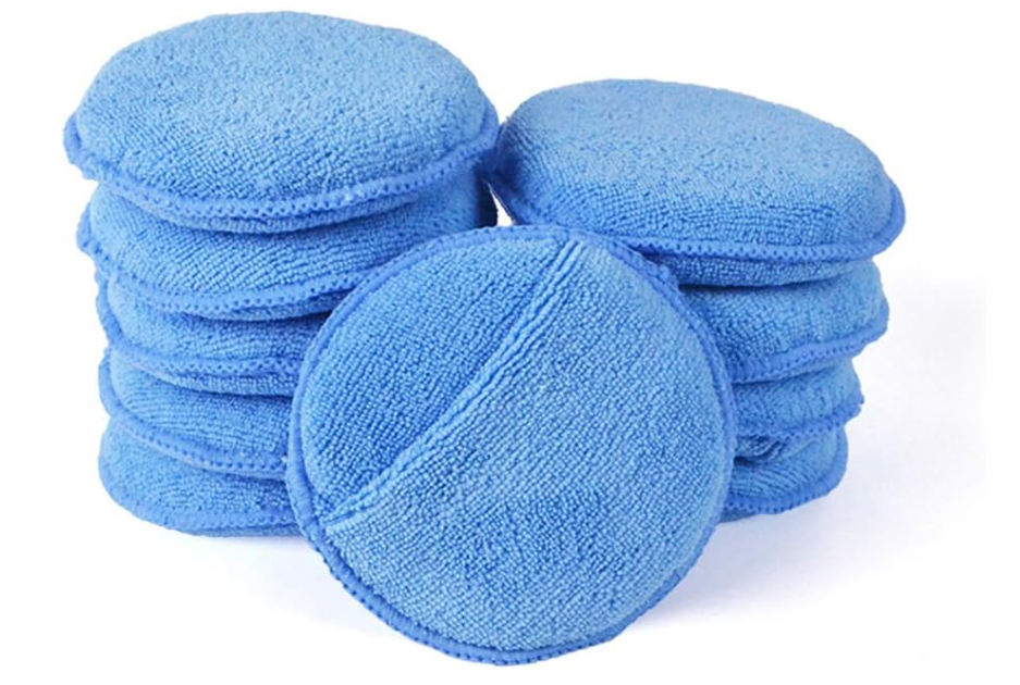 Microfiber Blue Wax Applicator