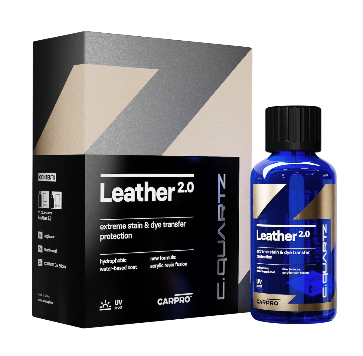 CARPRO CQUARTZ Leather 2.0 - 50ml Kit