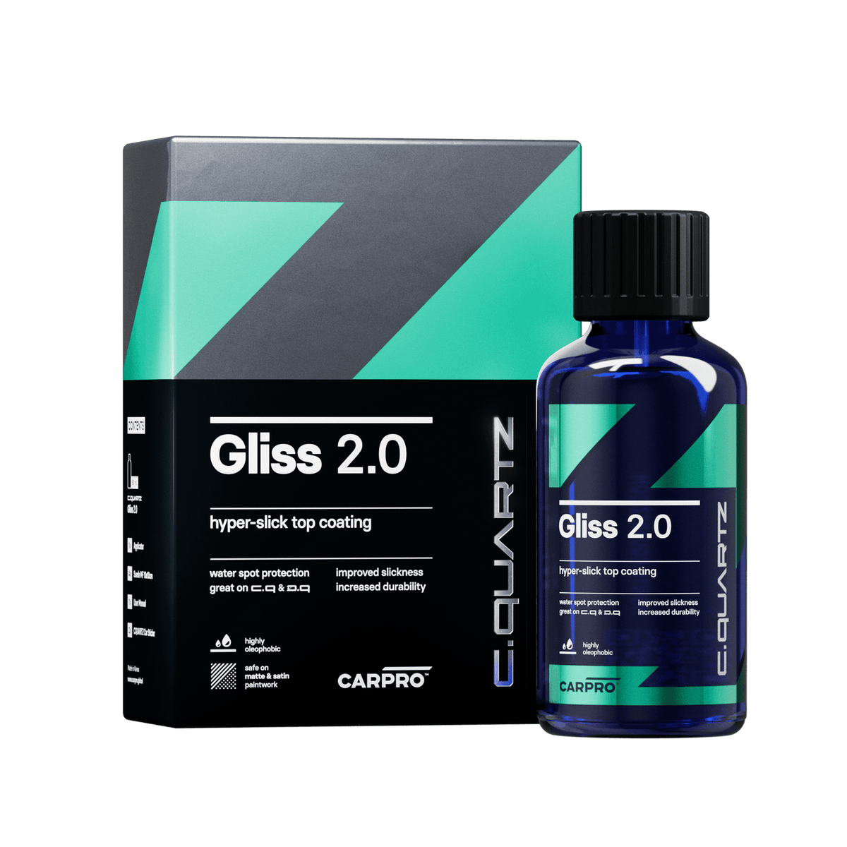 CARPRO CQUARTZ GLISS 2.0 50ml Kit