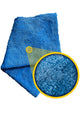 Symplex Edgeless Ultra Plush Blue Microfiber Towel