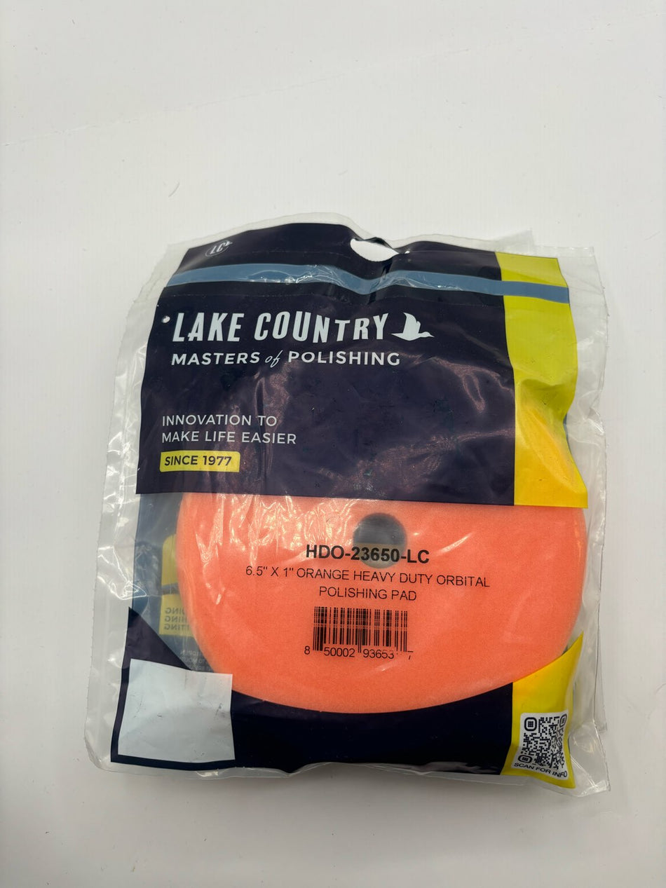 HDO-23650-LC Heavy Duty Orbital Lake Country 6.5" Polish Pad