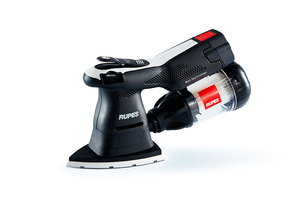 Rupes IBRID orbital sander Delta HSS73 + charger +2 battery pack +green tech filter in systainer