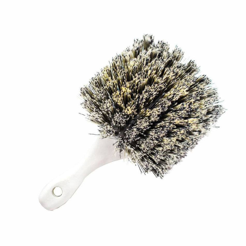 White brush salt and pepper stiff