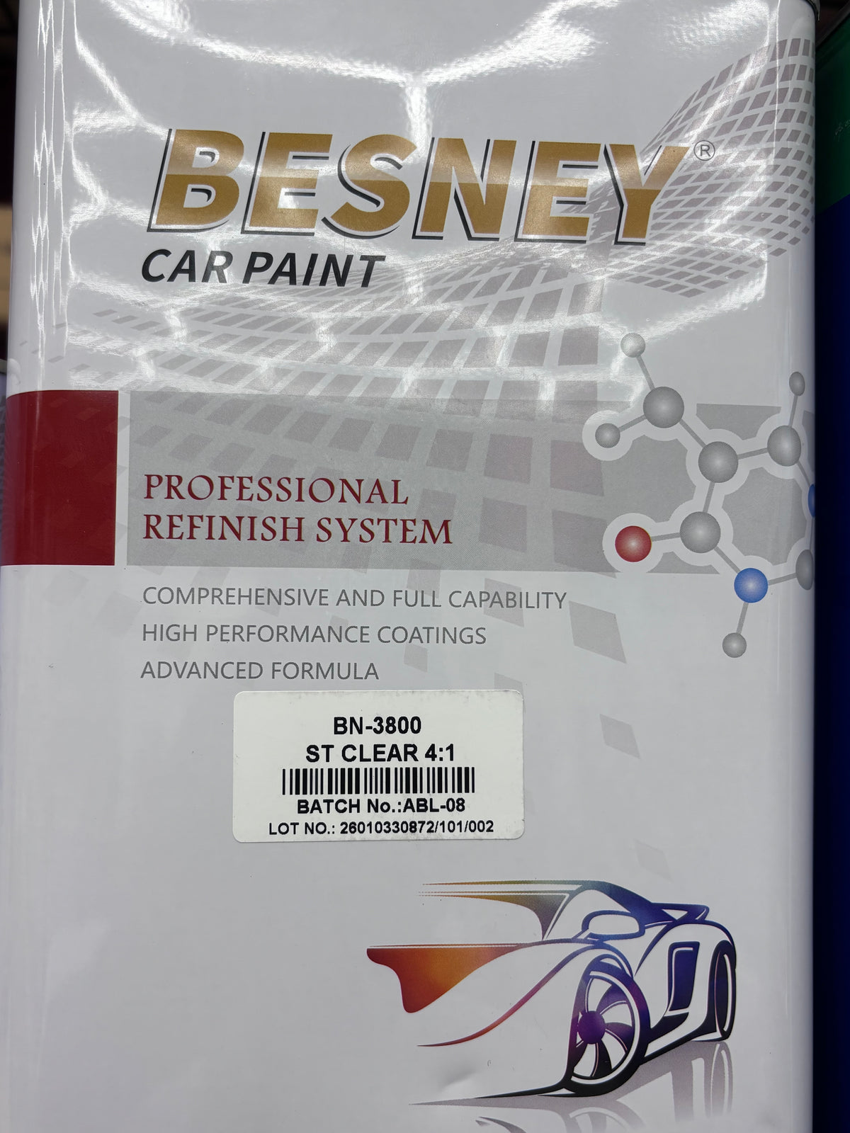Besney  t3,800 Clear Coat Thin