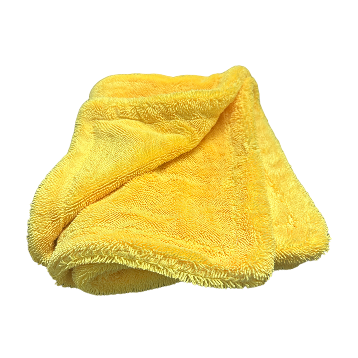 Twisted towel yellow