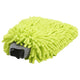 Grinch Chenille Wash Mitt with Cuff 1500 GSM, 10"x7", Lime Green