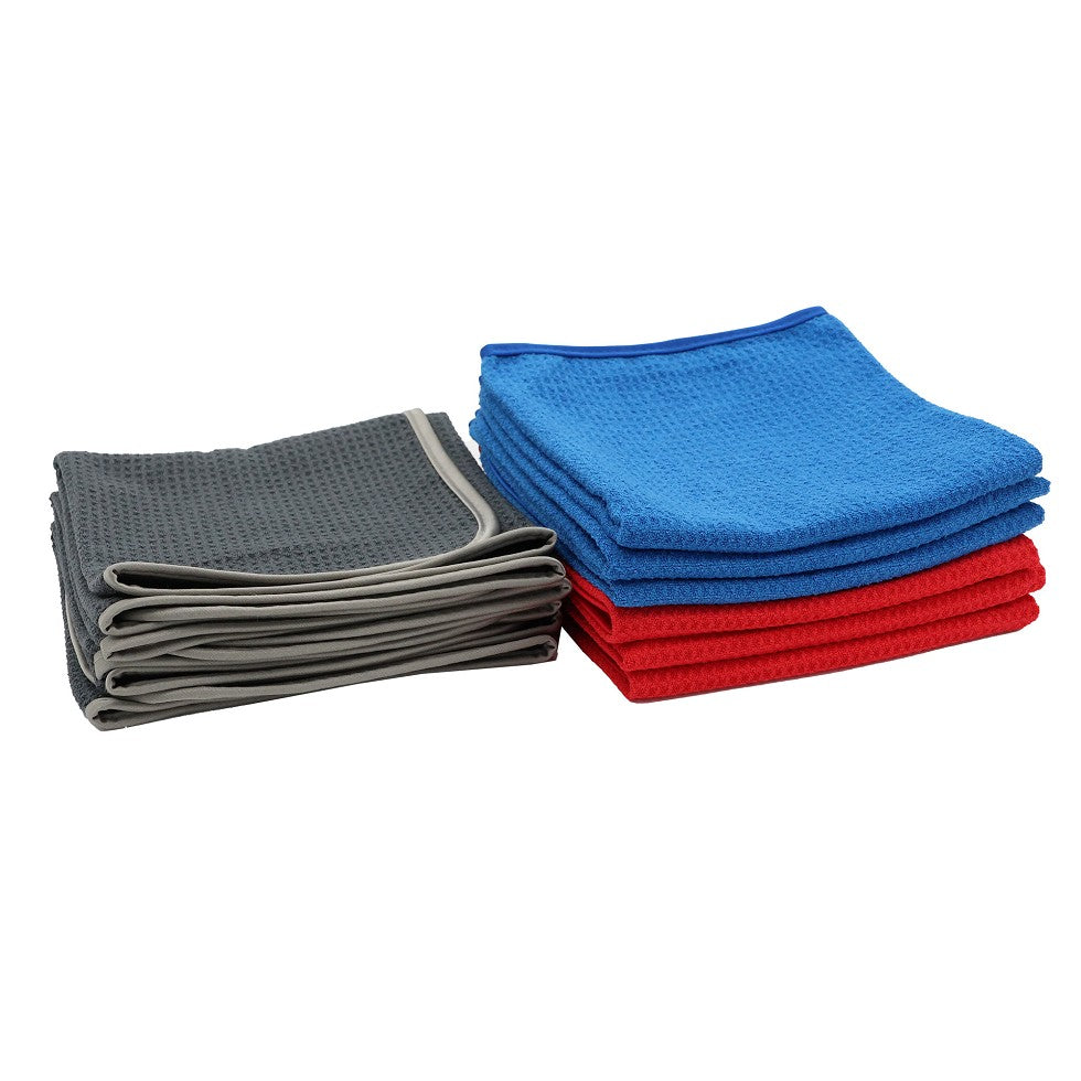 Waffle Microfiber Towels Multi Color