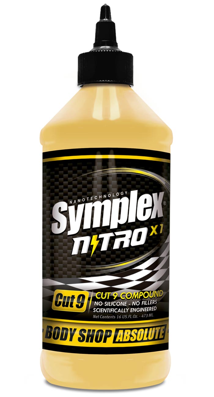 Symplex Nitro X1 Cut 9 Body Shop Compound