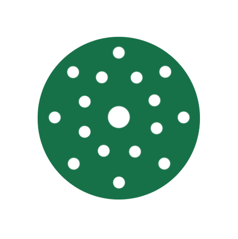 Rupes HQ400 FILM ABRASIVE 125  mm  (5") 17HOLES P400 100 pcs