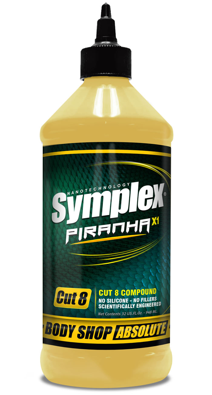 Symplex Piranha X1 Cut 8 Body Shop Compound