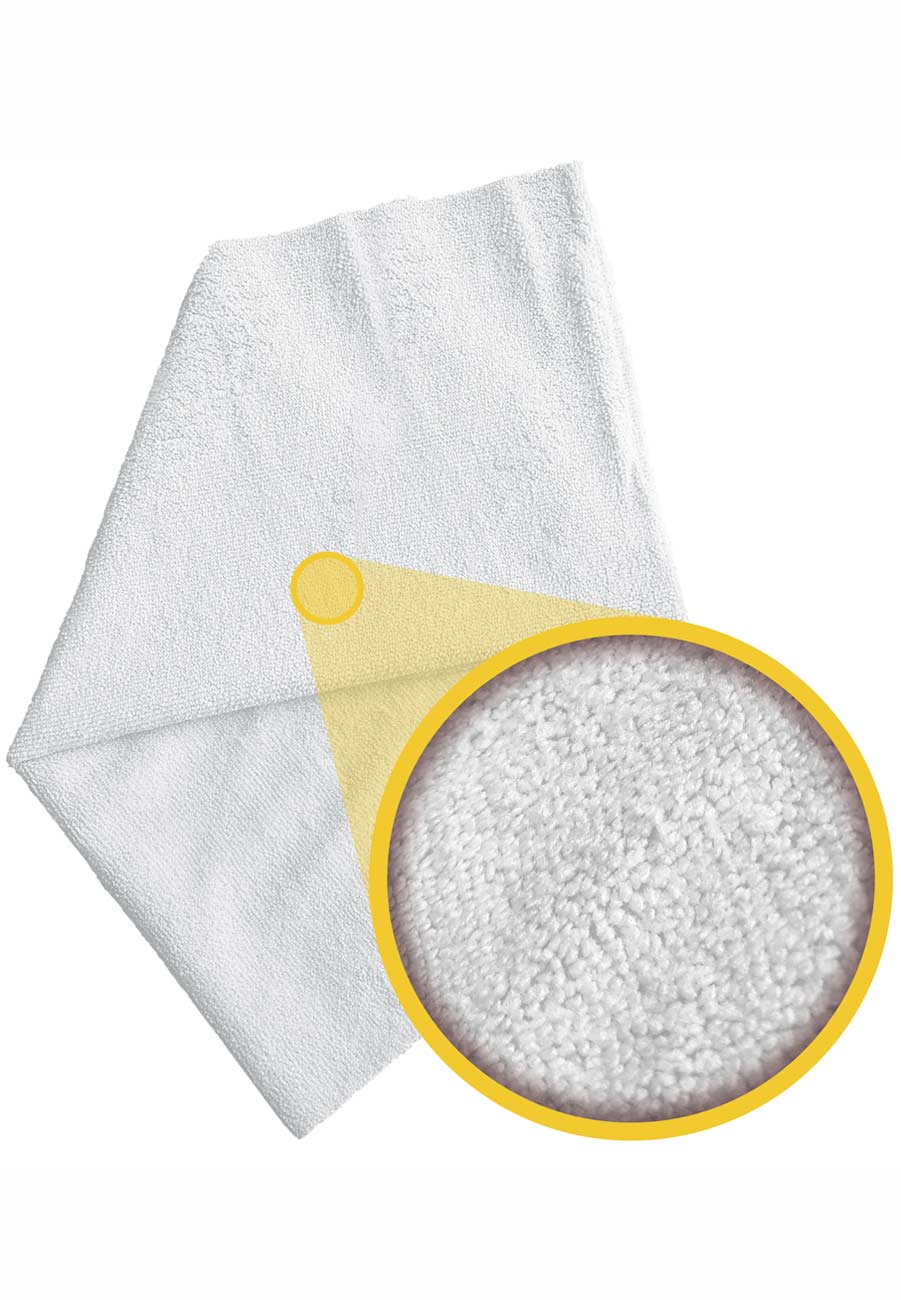 Symplex Edgeless Premium Detailing White Microfiber Towel