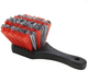 8590 Red and Gray Stripe Brush