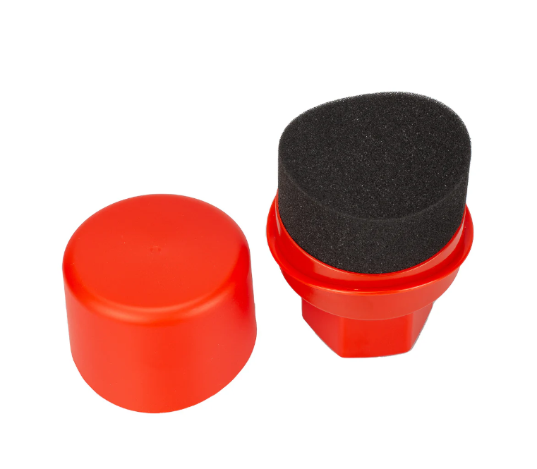 Tire Dressing Applicator With Cover Curved