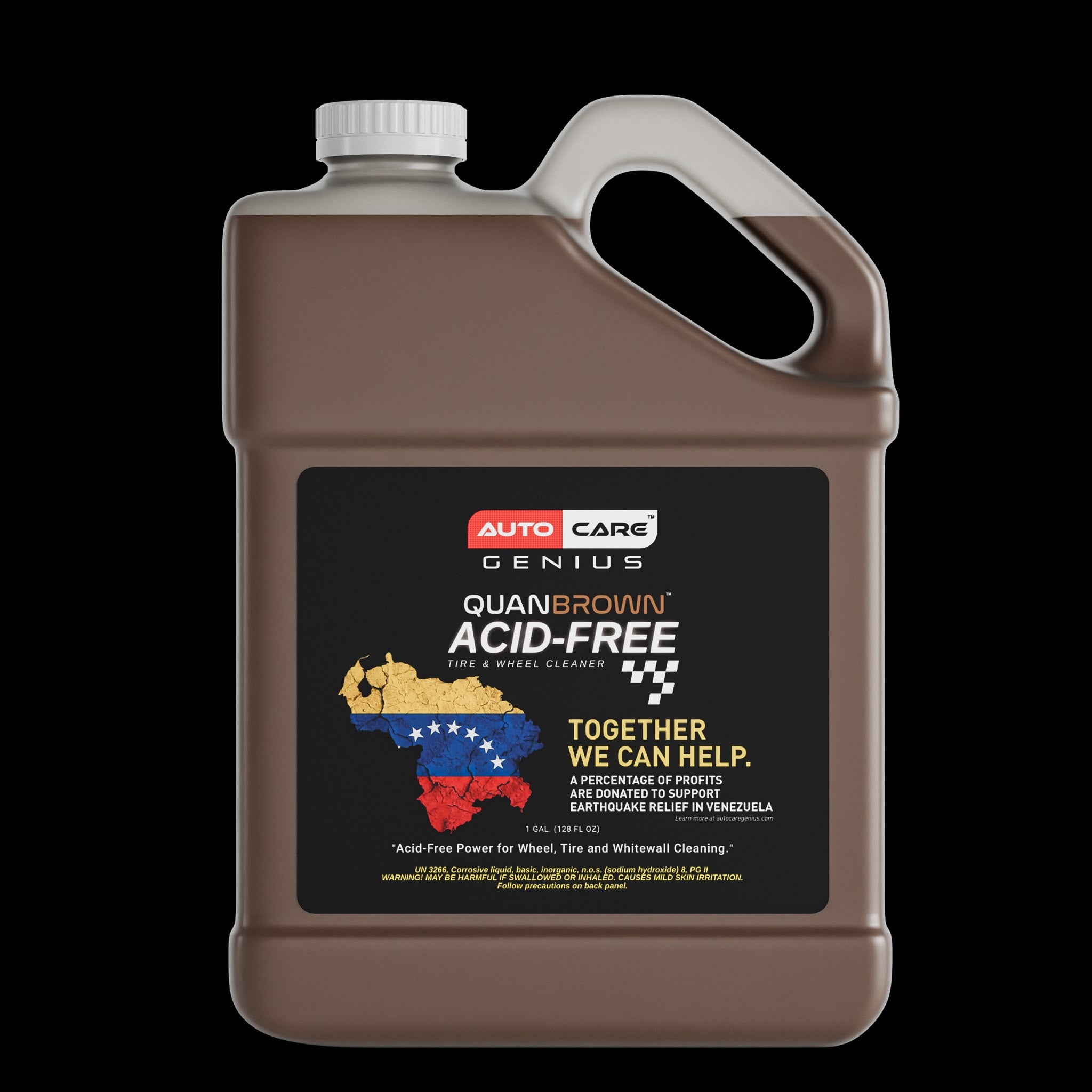 メンテナンス REnato Iwai Quan Brown™ Acid-Free Tire & Wheel Cleaner – Venezuela Relief