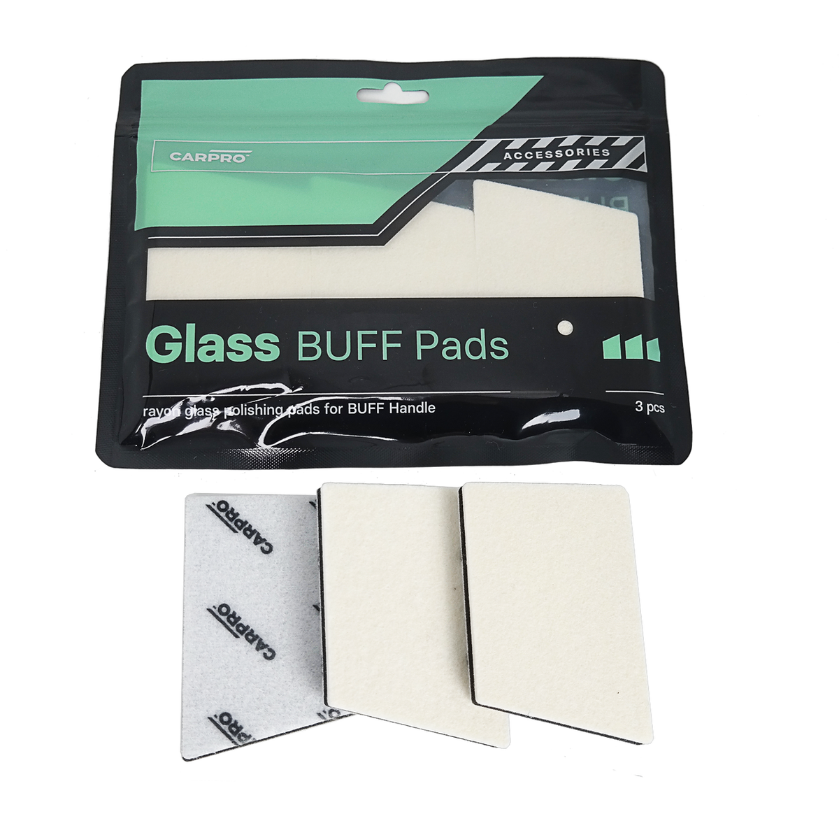 CARPRO Glass Rayon BUFF Pad 3pc Set *New*