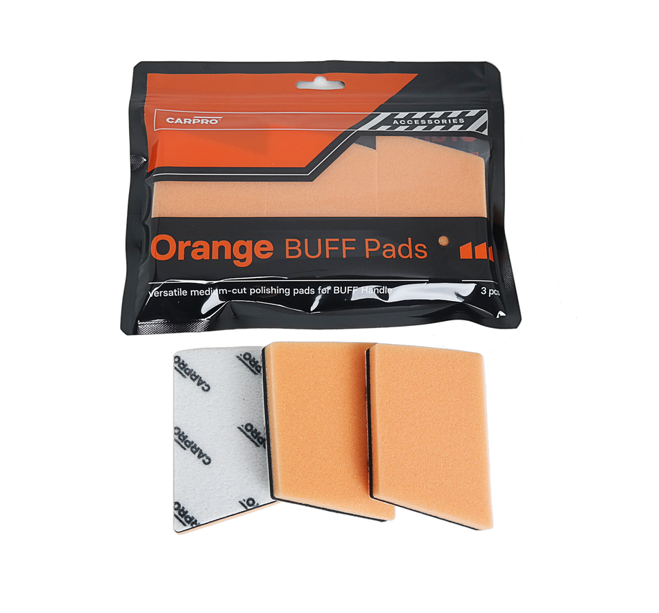 CARPRO Orange BUFF Pad 3pc Set