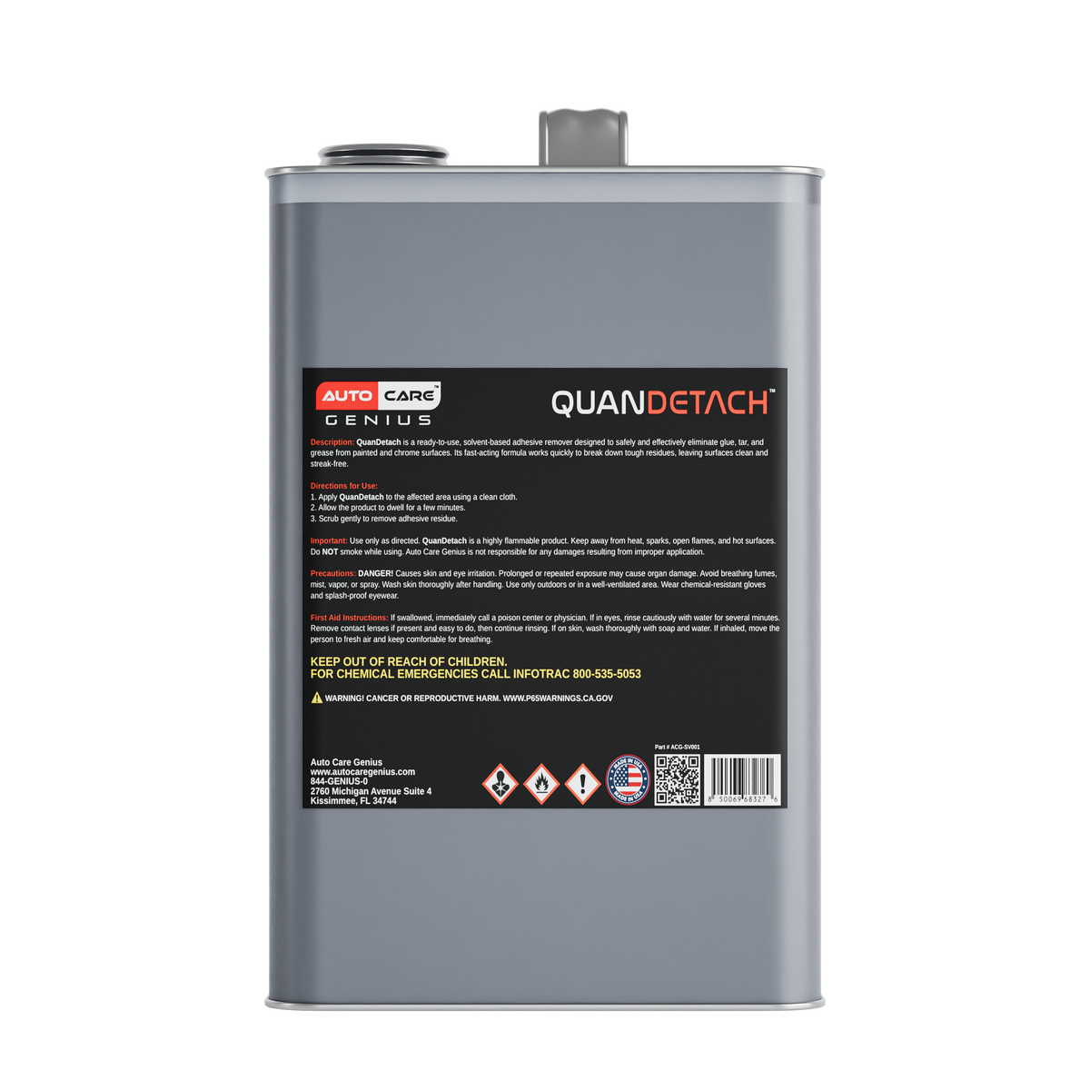 Detack Powder Quan Detach Adhesive Remover – AUTO CARE GENIUS