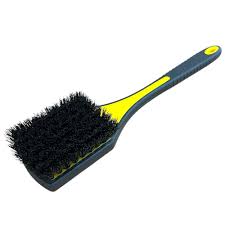 Low Rider Rubber Guard Handle Stiff Bristle Low Profile Under carriage Brush