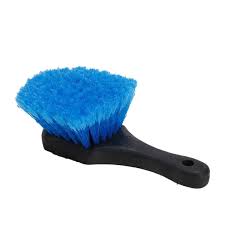 Short Handle Wheel Brush 9 inch Blue