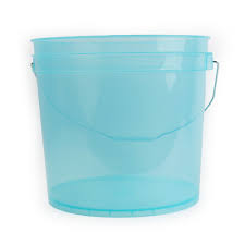 Clear Blue Bucket