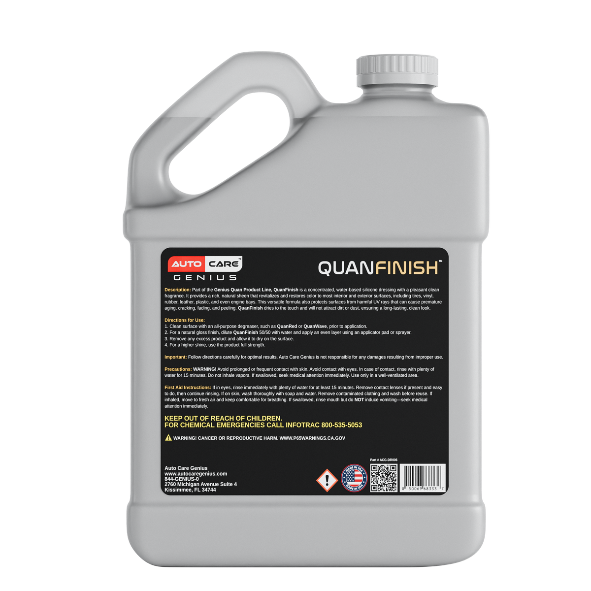 Water Based Dressing Quan Finish Dress All Concentrated Water Based Dressing – AUTO CARE GENIUS