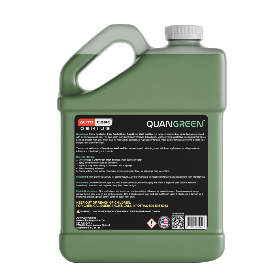 Quan Green Wash & Wax Concentrated