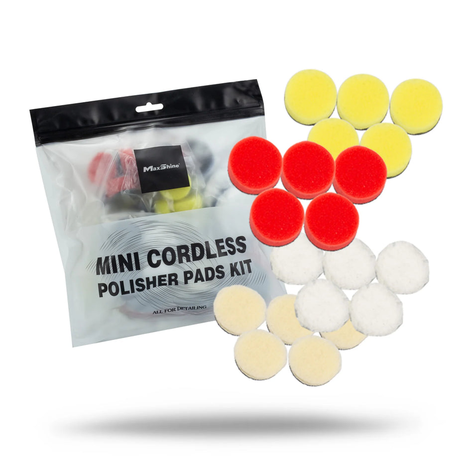 Mini Cordless Polisher Pad kit