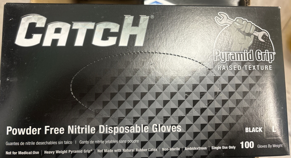 Powder free Nitrile Disposable Gloves Box of 100