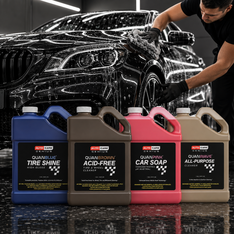 Quan Ultimate Wheel and Wash Kit W/ Quan Blue