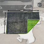 TDS 1600 GSM Twisted Loop Drying Towel - Green