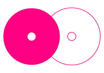 Zvizzer Pink Hard thermo polishing pad