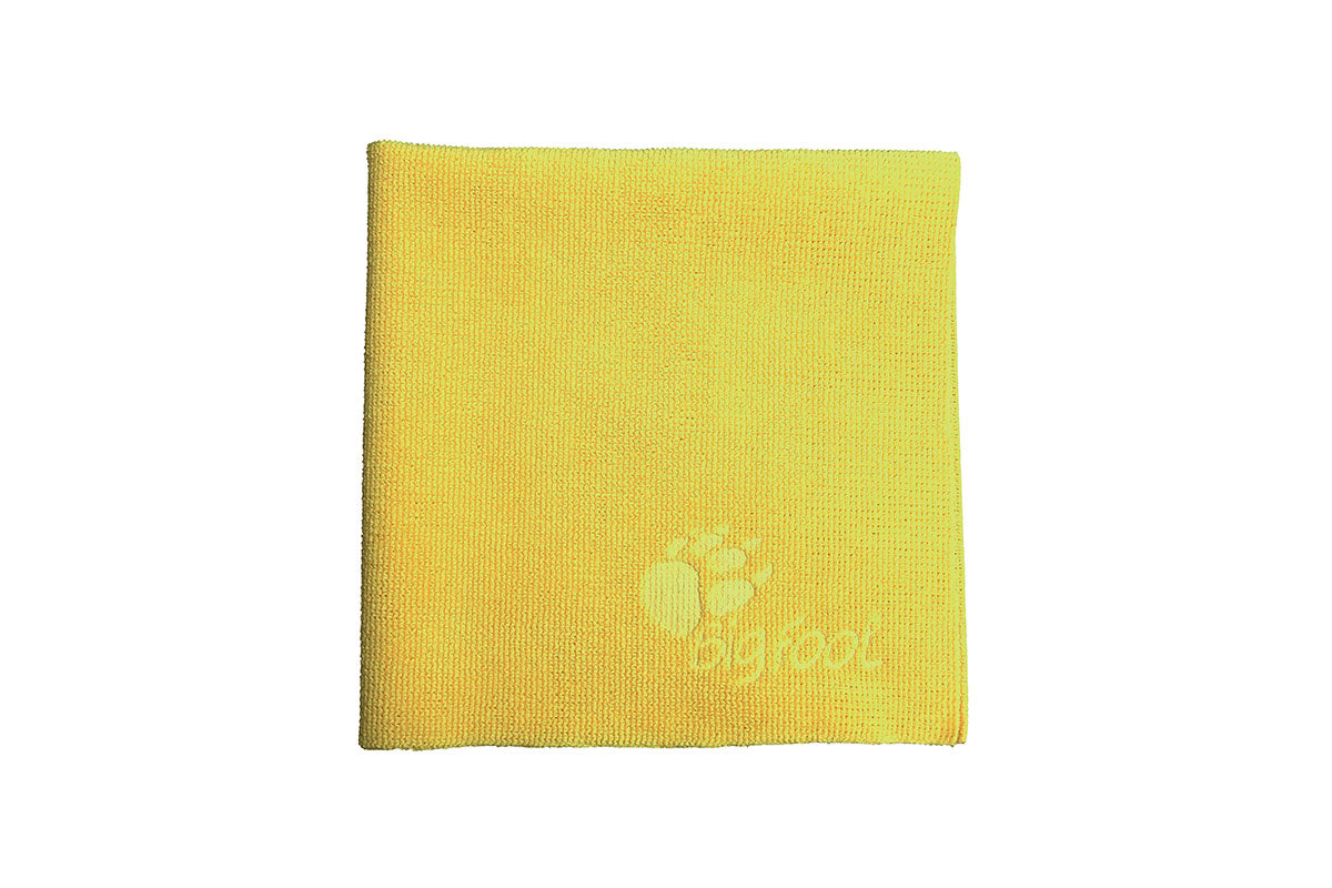 Rupes D-A SYSTEM MICROFIBER TOWEL, YELLOW, 16"X16" TERRY WEAVE, 230GSM, 70% POLYESTER:30% POLYAMIDE. INDIVIDUALLY PACKAGED FOR RETAIL